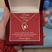 Happy Valentine's Day Heart Necklace