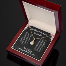 Infinity Ribbon Zirconia Necklace - Graduation Gift