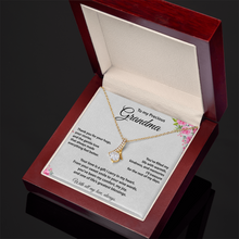 Precious Grandma Necklace, Gold Cubic Zirconia