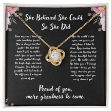 Love Knot Necklace - Graduation Gift