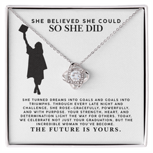 she believed she could so she did - Graduation Gift for Girl – Jewelry for Her