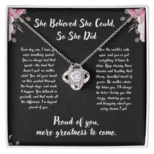 Love Knot Necklace - Graduation Gift