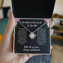 Graduation Love Knot Necklace - Graduation Gift from (We), family, friends