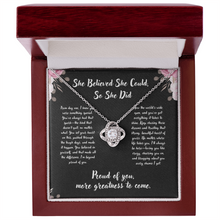 Love Knot Necklace - Graduation Gift