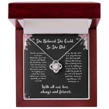 Graduation Love Knot Necklace - Graduation Gift from (We), family, friends