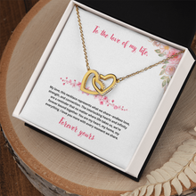 Interlocking Hearts Necklace, Love Gift, To the love of my life,