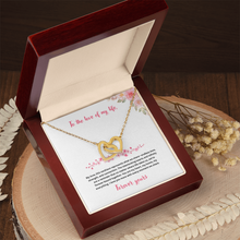 Interlocking Hearts Necklace, Love Gift, To the love of my life,