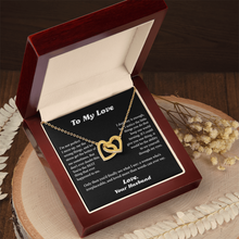 To My Love Interlocking Hearts Necklace