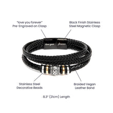 To My Husband, Love You Forever Bracelet, Gift for Husband, Any Occasion