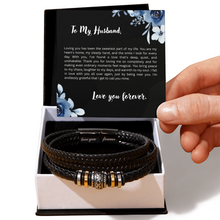 To My Husband, Love You Forever Bracelet, Gift for Husband, Any Occasion