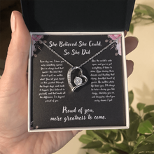 Heart Zirconia Necklace - Graduation Gift
