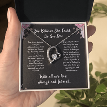 Graduation Heart Necklace - Graduation Gift from (We), family, friends