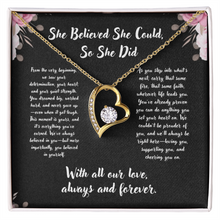 Graduation Heart Necklace - Graduation Gift from (We), family, friends