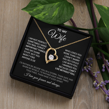 To My Wife Heart Necklace