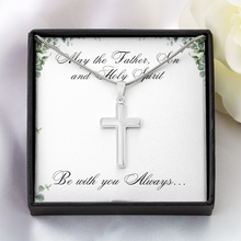 Artisan Cross Necklace - Father, Son and the Spirit - Christian Gift