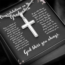 Graduation Cross Necklace Gift - Religious