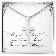 Artisan cross Necklace - Father, Son and Holly Spirit - Christian Gift
