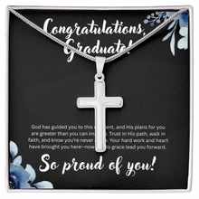 Graduation Unisex Cross Necklace