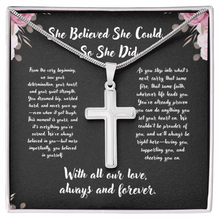 Graduation Cross Necklace Gift - Graduation Gift from (We), family, friends