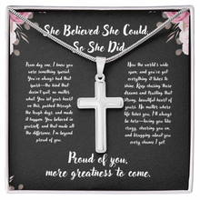 Cross Necklace Gift - Graduation Gift