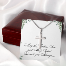 Artisan cross Necklace - Father, Son and Holly Spirit - Christian Gift