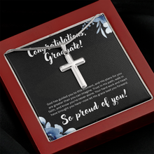 Graduation Unisex Cross Necklace