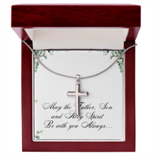Artisan cross Necklace - Father, Son and Holly Spirit - Christian Gift
