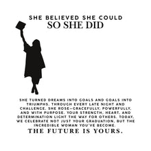she believed she could so she did - Graduation Gift for Girl – Jewelry for Her