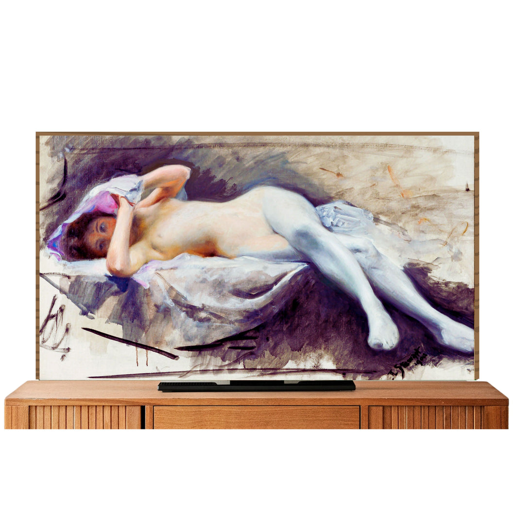 Naked Woman Antique Painting